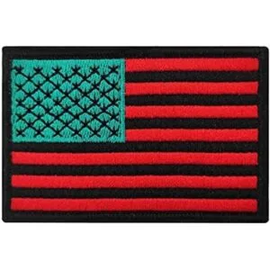 Parche bordado para planchar con la bandera de frica_1