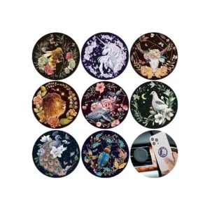 8 piezas de placa de metal con imán para teléfono para_1