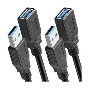 Pasow Paquete de 2 Cable de extensión USB 3.0 SuperSpeed_7