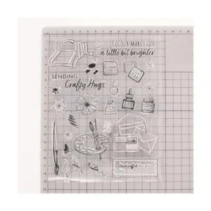 Lily Craft Linda Craft Sellos transparentes de color que_3