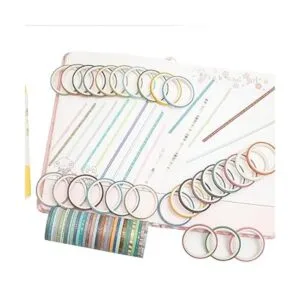 YUBBAEX Juego de 60 rollos de cinta washi delgada de papel_7