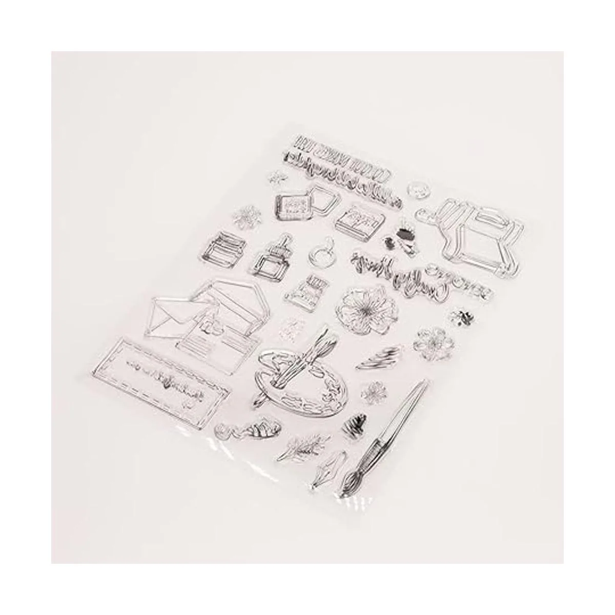 Lily Craft Linda Craft Sellos transparentes de color que_5