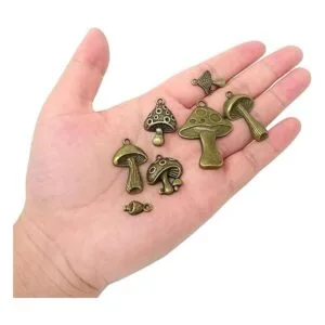 Honbay 42 colgantes de aleación de hongos con bonitos_6