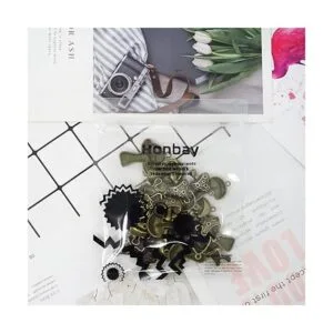 Honbay 42 colgantes de aleación de hongos con bonitos_7