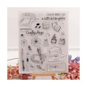 Lily Craft Linda Craft Sellos transparentes de color que_2