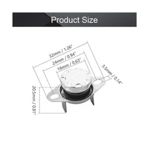 Fielect KSD301 NC 85C Interruptor termostático de_2