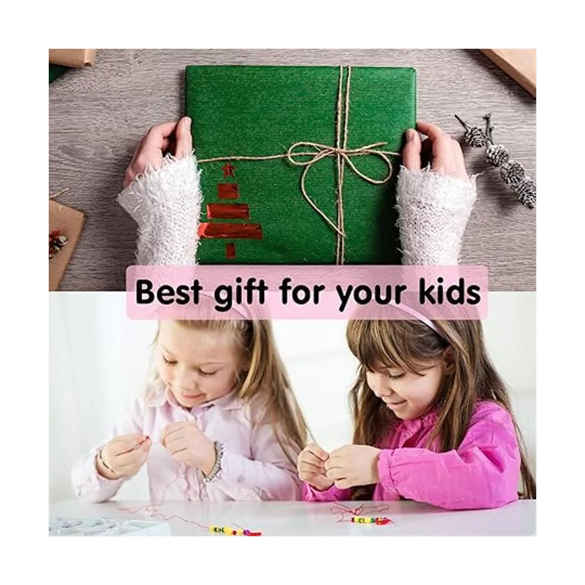 Dowsabel Kit de fabricación de pulseras cuentas para_6