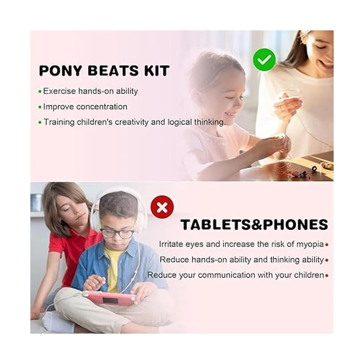 Dowsabel Kit de fabricación de pulseras cuentas para_5