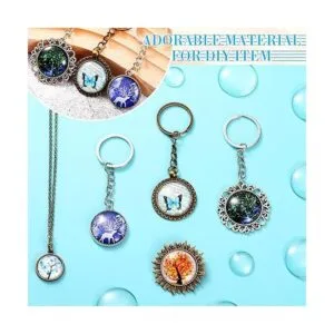 100 piezas de cabujones de cúpula de cristal transparente_4