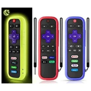 Paquete de 3 fundas a distancia para Roku cubierta de_1