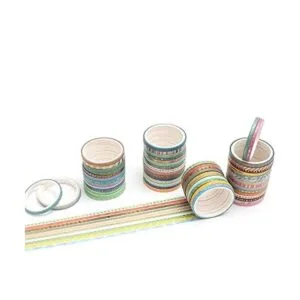 YUBBAEX Juego de 60 rollos de cinta washi delgada de papel_6