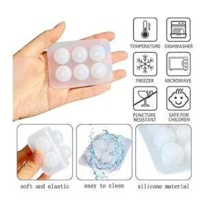 Molde de cuentas de resina para joyería 2 piezas DIY de_3