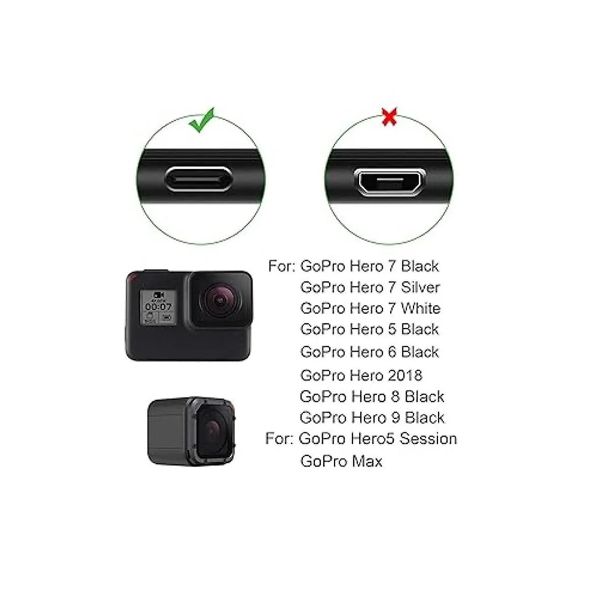 Suptig Cable de carga tipo C paquete de 2 cables de carga_2