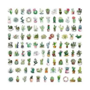 Pegatinas Green Plant 100 pegatinas de vinilo para_3