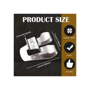 Ganchos de repuesto para cinturón de acero inoxidable con_3