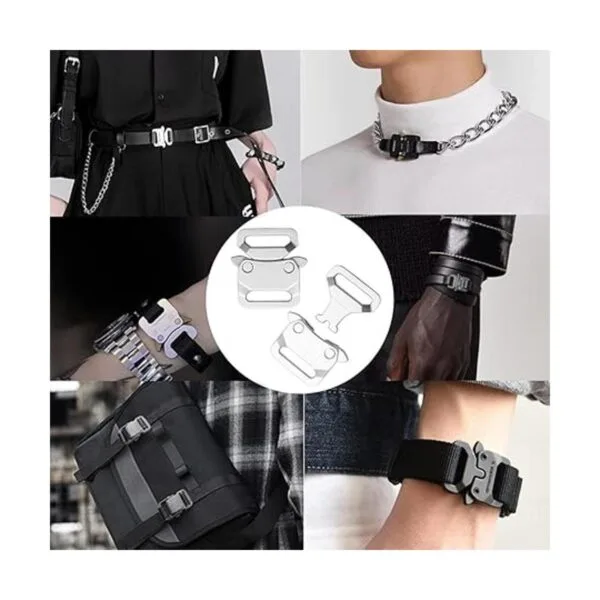 Hebilla de metal para pulsera de paracaídas paquete de 2_6