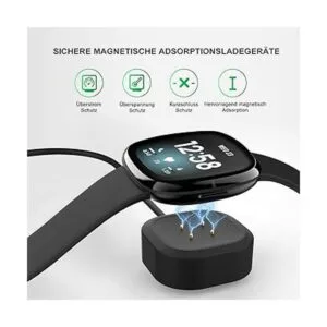 Cable de carga USB de 3.3 pies compatible con Fitbit_4