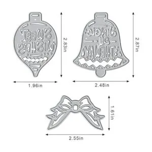 Troqueles de metal de Navidad para hacer tarjetas lámpara_2