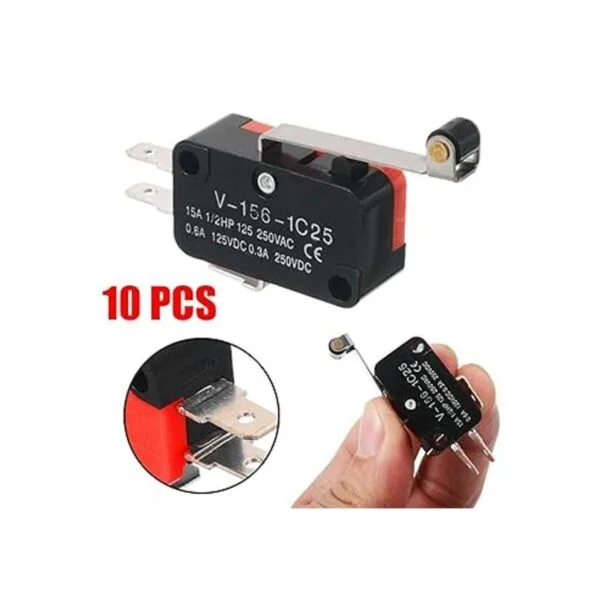 hiletgo 2pcs V156 1 C25 Límite Switch SPDT Switch de_2