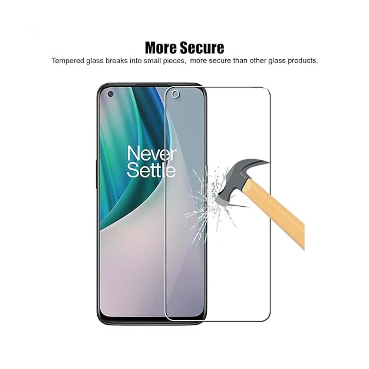 33 para OnePlus Nord N10 5G paquete de 3 Protector de_5