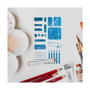 INFUNLY Marcapáginas de metal para diario de 4 x 7_5