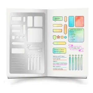 INFUNLY Marcapáginas de metal para diario de 4 x 7_1