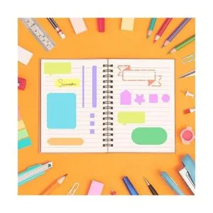 INFUNLY Marcapáginas de metal para diario de 4 x 7_4