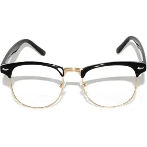 Gafas de sol de estilo clásico con lente transparente_3