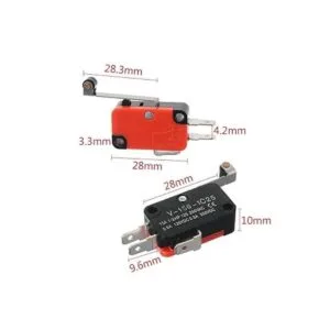 hiletgo 2pcs V156 1 C25 Límite Switch SPDT Switch de_3