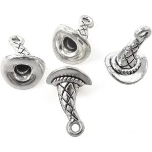 Honbay 35 dijes de aleación de sombrero de bruja con_3