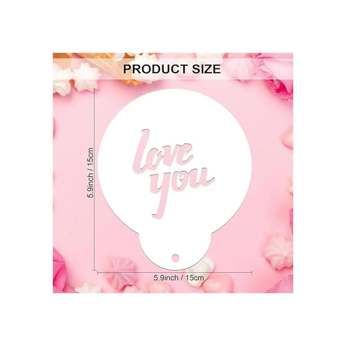 Konsait Plantilla de café 15 Piezas de Latte Art_2