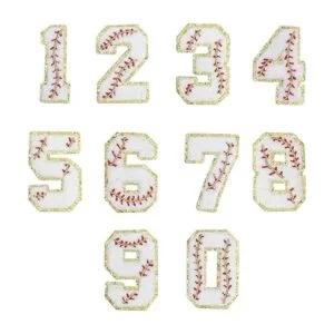 4 parches de chenilla universitaria de 5 números 2.95_2