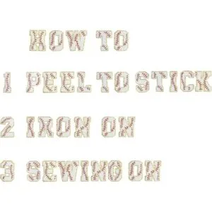 4 parches de chenilla universitaria de 5 números 2.95_3