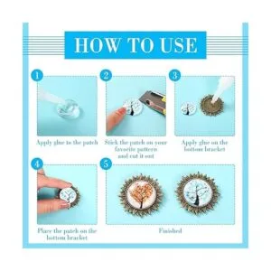 100 piezas de cabujones de cúpula de cristal transparente_7