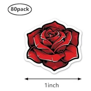 Pegatinas de rosas de 1 pulgada para álbumes de recortes_2