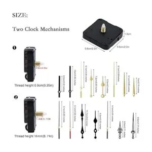 Kit de mecanismo de reloj de cuarzo 2 piezas mecanismo_2