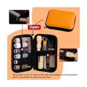 Kit de costura de cuero kit de reparación de tapicería de_5