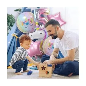 DUILE Globos de unicornio para decoración de fiesta de_3