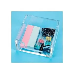 Worhe Soporte adhesivo acrílico transparente para notas_4