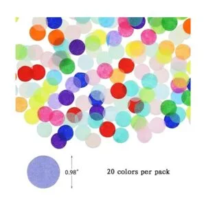 RYKOMO 10000 piezas de papel de seda de 1 pulgada de_3