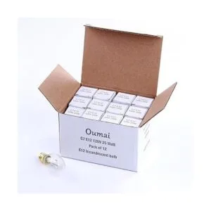 XIANNIDE YEE Paquete de 12 bombillas de 25 W para_3