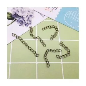 100 cadenas extensoras de bronce antiguo cadena de_7