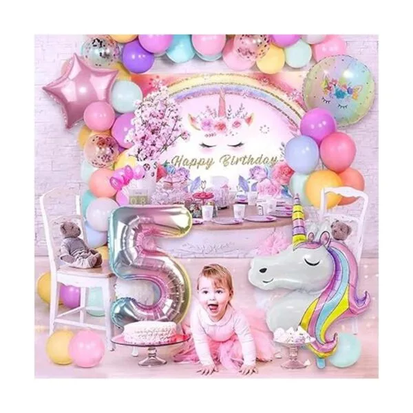 DUILE Globos de unicornio para decoración de fiesta de_6