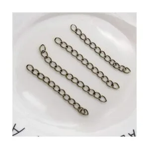 100 cadenas extensoras de bronce antiguo cadena de_3