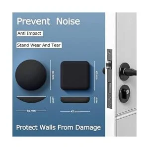 XoYoZo Topes de puerta protector de pared pomo de_2
