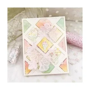 Troqueles de metal con marco rectangular de diamante_6