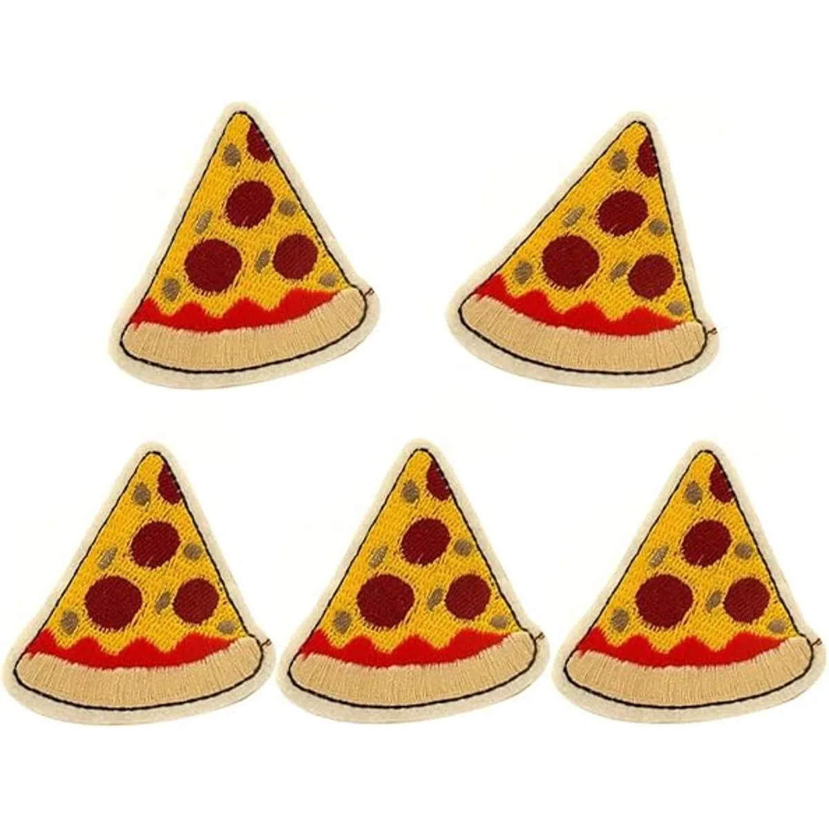 huixun Pizza parche para la ropa hierro en Parche Sew_1