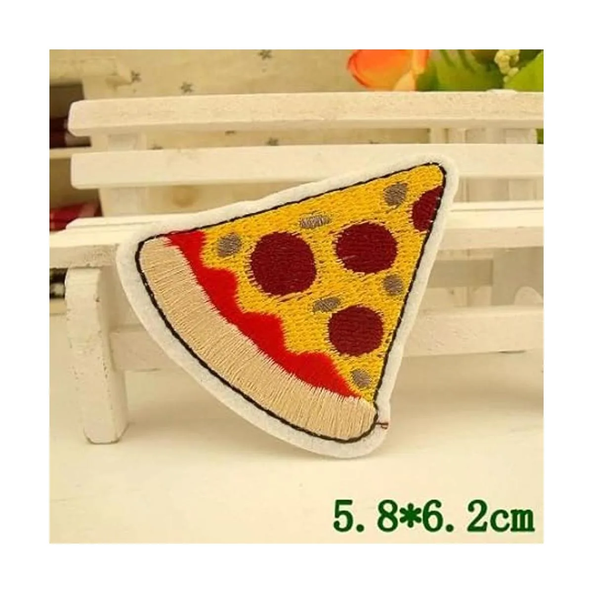 huixun Pizza parche para la ropa hierro en Parche Sew_2