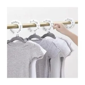 Juego de 10 separadores de armario para bebé desde recién_5