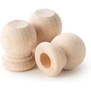 Pinehurst Crafts Remates de barra de madera de 34_2